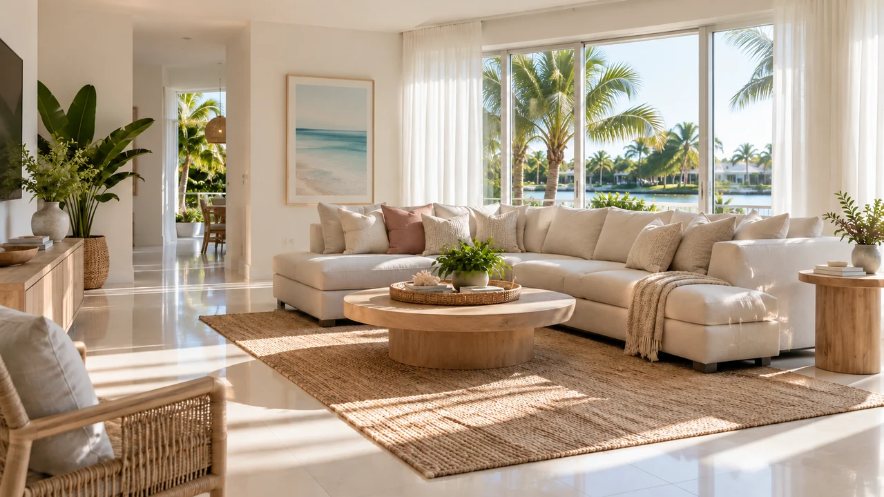 Residential Cleaning in a bright Miami property
